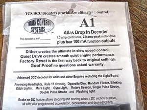 TCS A1 Atlas Drop In Decoder - Picture 1 of 2