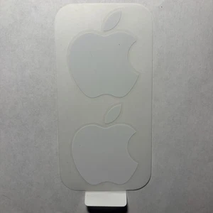 Genuine Apple Stickers ~ White / Logo ~ 2X2.5” 🍏 - Picture 1 of 1