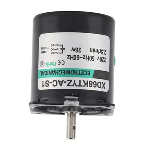 XD68KTYZACS1 28W Permanent Magnet Synchronous Gear Motor CW/CCW 2.5 R Min. - Picture 1 of 22