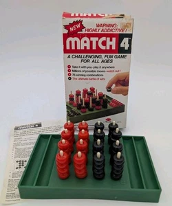 Vintage MATCH 4 Game 1987 HILCO Complete Game Worn Box - Picture 1 of 7