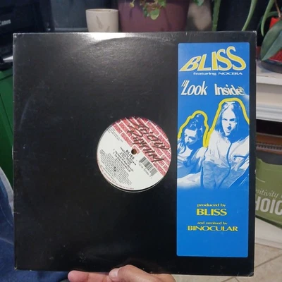 Bliss & Nocera - Look Inside 1996 Trance House Strictly Rhythm 12" Vinyl Record - Image 1 of 4