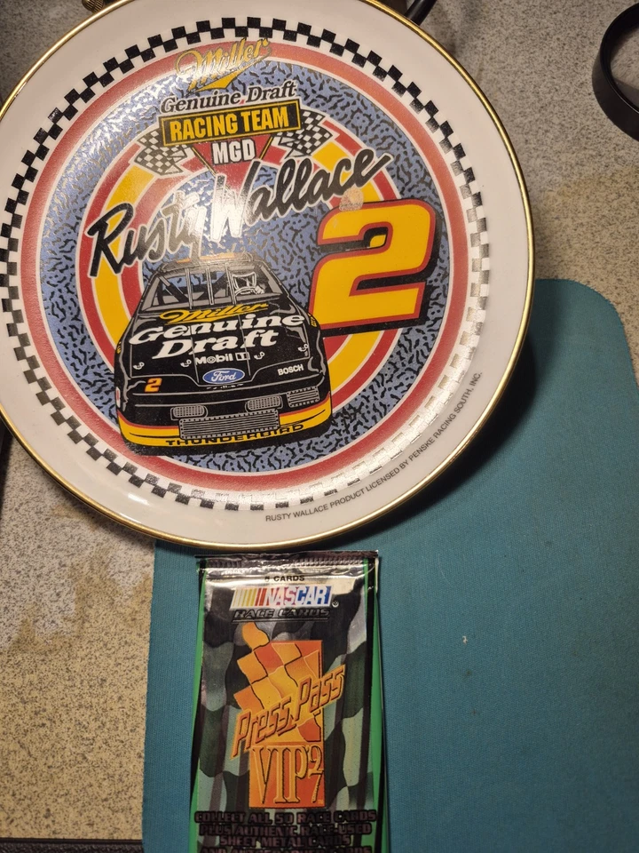 Rusty Wallace #2 Miller Genuine Draft Racing Team Nascar Decorative Plate - Image 1 of 1