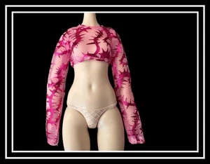 Monster High Venus Mcflytrap G3 Sheer Crop Top Shirt - Bild 1 von 2