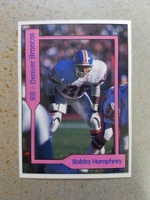 Bobby Humphrey Denver Broncos 1991 SCD Pocket Price Guide PPG #2 White Border