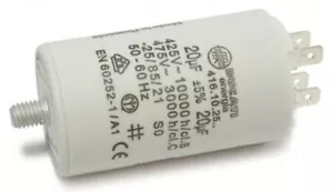 Ducati Condensatore Motore 20uF ±5 %/ 475V + Grd Ø40x70mm - Foto 1 di 2