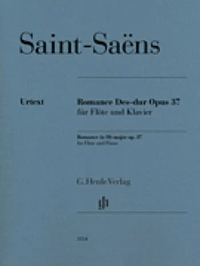 Saint-Saens Romanze D-Dur op. 37 Flöten- und Klavierbuch NEU 051481354 - Bild 1 von 1