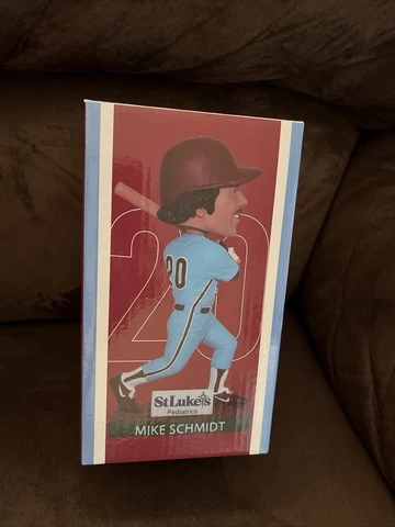 2022 Mike Schmidt Lehigh Valley Iron Pigs Bobblehead Phillies SGA ~ New in Box Cover