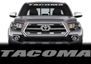 2x Windshield Banner Decal Sticker Vinyl fits to TACOMA Truck Off Road Sport 4X4 - Picture 1 of 1