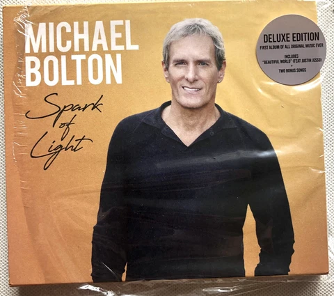 Michael Bolton - Spark Of Light Hand Signed Deluxe CD Autographed Cover