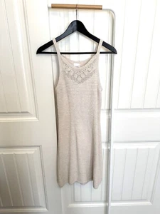 abercrombie kids - Girls Crochet Style Knit Dress - Taupe - NWT - Size: 13/14 - Picture 1 of 4