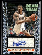 Marcus Williams 2007-08 Topps Stadium Club Beam Team Auto #BTA-MW New Jersey
