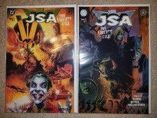 DC COMICS: JSA: The LIBERTY FILE, BOOK 1 and 2 - PRESTIGE (2000) ELSEWORLDS