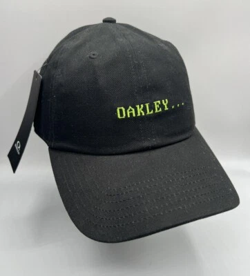 Gorra Oakley Siempre Actualizando 6 Paneles Blackout L/XL Ajustable Verde Negro Foto 1 de 4