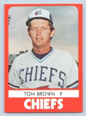 Tom Brown 1980 TCMA Syracuse Chiefs - Image 1 of 2