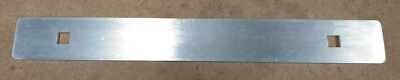 Diving board mounting strap: aluminum, 16-1/2" long with 1/2" dia. square holes - Image 1 of 2