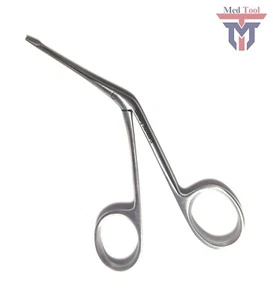 Ear ENT Forceps Alligator 2.5" Surgical 1cm Jaws Serrated Instruments - Picture 1 of 4