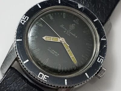 Reloj Hombre Henri Sandos & Fils Submariner Buceo Tropicalizado Manual Años 60 36mm Foto 1 de 4