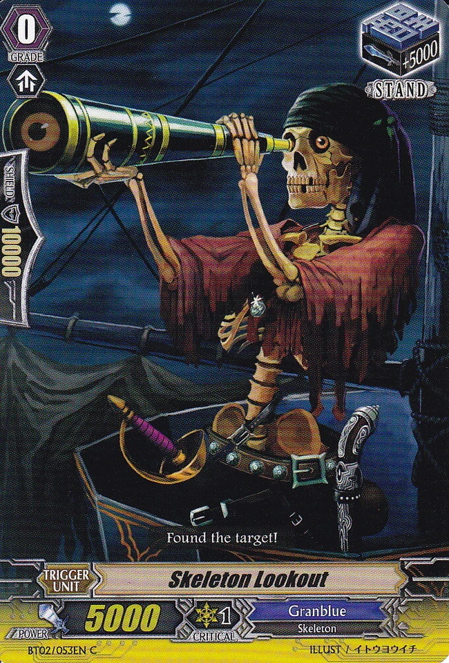 4 x Skeleton Lookout - BT02/053EN - C Near Mint / Mint, English - Image 1 of 1