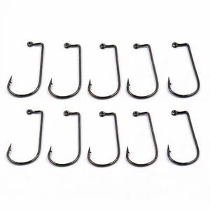 10 Stück Jighaken Jighead LOSE Haken Raubfischhaken Jig hook mit Öse OS-6006 - Bild 1 von 5