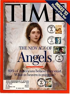 US 4 diff - NUEVA ERA DE ÁNGELES sellos en revista TIME cvr -FDC por Hideaki Nakano - Imagen 1 de 1
