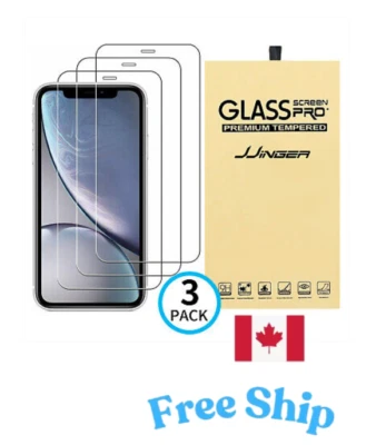 3 pieces pack Glass Screen Protector for Iphone 16 15 14 13 12 11 XR XS 7 8 SE - Bild 1 von 3