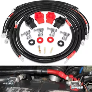 Battery Cables Kit for 2003-2007 Dodge RAM Gen-3 5.9L 24-Valve Cummins Diesel - Picture 1 of 18