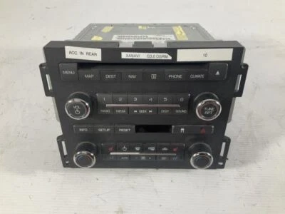 09 2009 Lincoln MKS Equipo de audio Receptor de radio AM-FM-6 CD-Navegación Q Foto 1 de 4