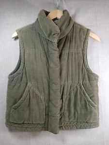 Mod O Doc Olive Green Vest Small Full Zip - Picture 1 of 11