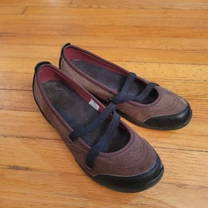 Lands End Brown Sport Comfort Mary Jane Sneaker Women's Shoes US 8.5 / EU 39 - Picture 1 of 8