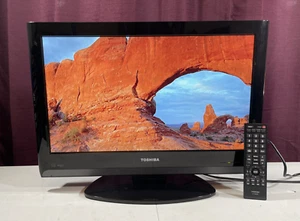 22" Toshiba 1080i LCD HD TV Monitor w/ Remote (Working 100%) VGA S-VIDEO HDMI - Picture 1 of 12