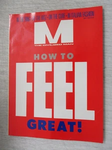 M THE CIVILIZED MAN MAGAZINE MAY 1988 HOW TO FEEL GREAT SOUREN MELIKAN NO LABEL - Picture 1 of 2