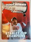 DETROIT RED WINGS 2007-08 STANLEY CUP CHAMPIONS COMMEMORATIVE BOOK 🔥🔥🏒🏒 - O