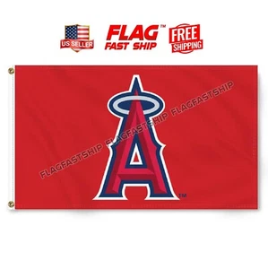 Los Angeles Angels of Anaheim 3x5 ft Flag Banner MLB A Logo Banner MLB FREE Ship - Picture 1 of 16