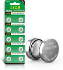 LiCB 10PCS SR621SW AG1 364 363 LR621 1.55V Button Cell Watch Batteries