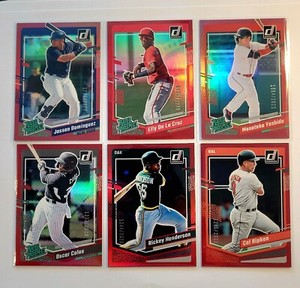 2023 Panini Donruss Rated Prospect & Vets 31-240 Red Holo #'d To 2023 YOU PICK!