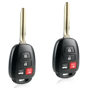 2 For 2014 2015 2016 2017 Toyota Camry Corolla Keyless Remote Key Fob - H Chip - Picture 1 of 5