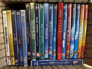 LOT #1 (20) Disney Pixar DVD Movies Animated Cartoon Family Kids Children - Picture 1 of 1