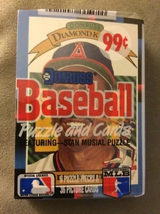 1988 Donruss Cello Pack Devon White Angels (Top) Sid Bream Pirates (Back Showing - Picture 1 of 2