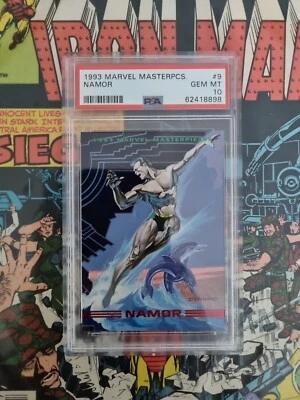 1993 MARVEL MASTERPIECES #9 NAMOR PSA 10 - POP 34 - Image 1 of 2