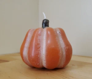 Unscented Pumpkin Shaped Candle by Hobby Lobby - Picture 1 of 5
