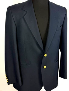 Blazer Clásico Para Hombre Botones Metálicos Talla 42 R Calidad Chaqueta A Medida en EE. UU. - Imagen 1 de 8
