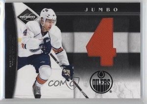 2011-12 Limited Jumbo Materials Jersey Numbers /49 Taylor Hall #19