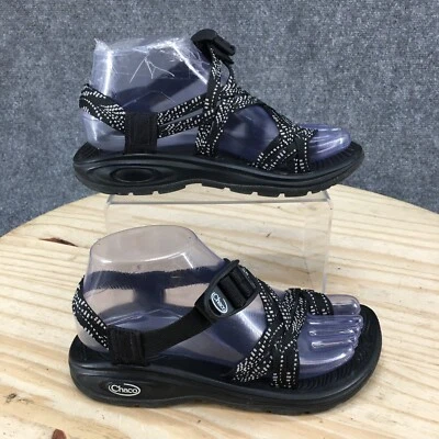 Chaco Sandals Womens 6 Z/Volv x2 Strappy Sports Outdoor J106664 Black Fabric - Image 1 of 4