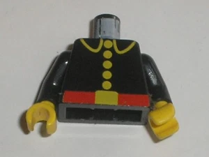 Buste Minifig Pompier LEGO Torso Fire Fighter ref 973p21c01 / set 6358 6382 6389 - Picture 1 of 1