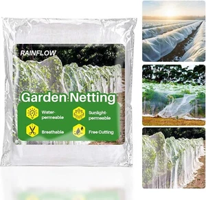 Garden Netting Pest Barrier - 10 x 5 FT Insect Netting for Garden - Picture 1 of 6