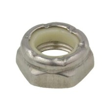 THIN Hex NYLOC Nut 1/2" UNF Imperial Stainless A2 70 G304 Lock