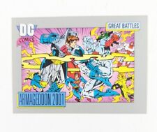 1992 Series 1 DC Comics GREAT BATTLES #165 Armageddon 2001 Card C