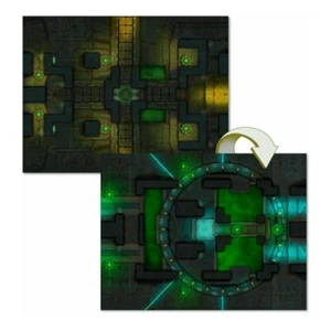 KTNX01 PLATEAU DE JEU 30"x22" SECTOR NEXUS RECTO-VERSO WARHAMMER 40000 - Bild 1 von 1