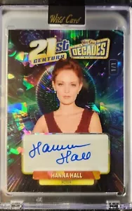 Hanna Hall 2024 Wild Card Decades #D121G7-HHA 1/1 Auto Encase Movie: Forest Gump - Picture 1 of 2