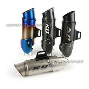 Tubo scarico moto marmitta punta corsa coda slip on 38-51mm universale - Foto 1 di 12